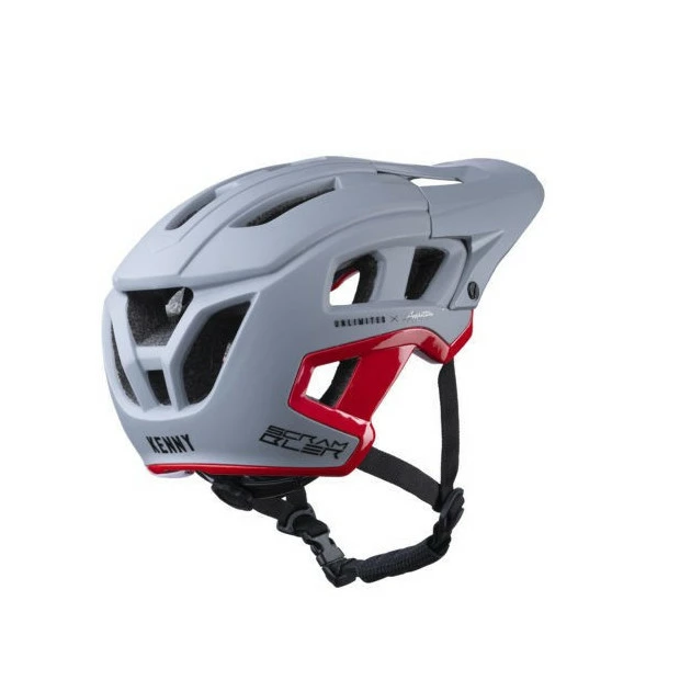Casque Enduro/Cross-Country Kenny Scrambler Gris/Rouge Casque Enduro/Cross-Country Kenny Scrambler Gris/Rouge -Vélo Soldes casque enduro cross country kenny scrambler gris rouge 2