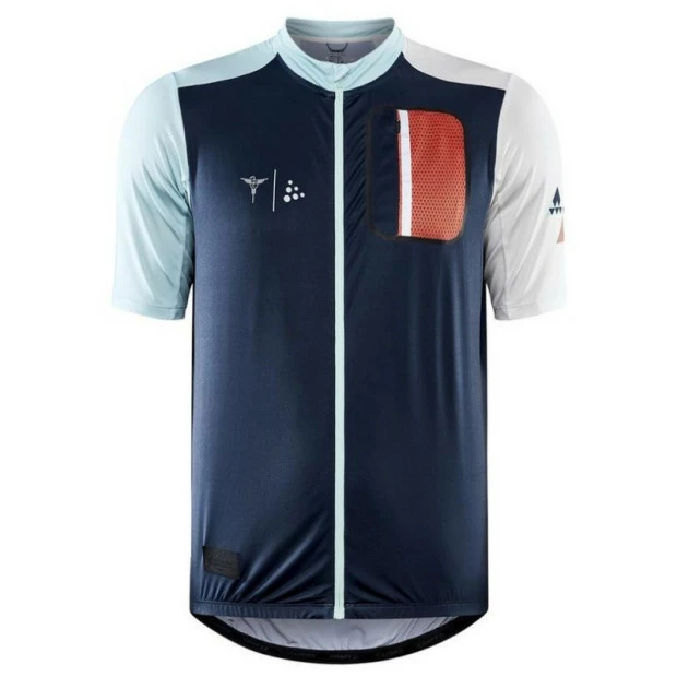 Maillot Homme VTT Craft Advanced HMC - Bleu / Blanc / Vert Menthe Maillot Homme VTT Craft Advanced HMC - Bleu / Blanc / Vert Menthe -Vélo Soldes maillot homme vtt craft advanced hmc bleu blanc vert menthe