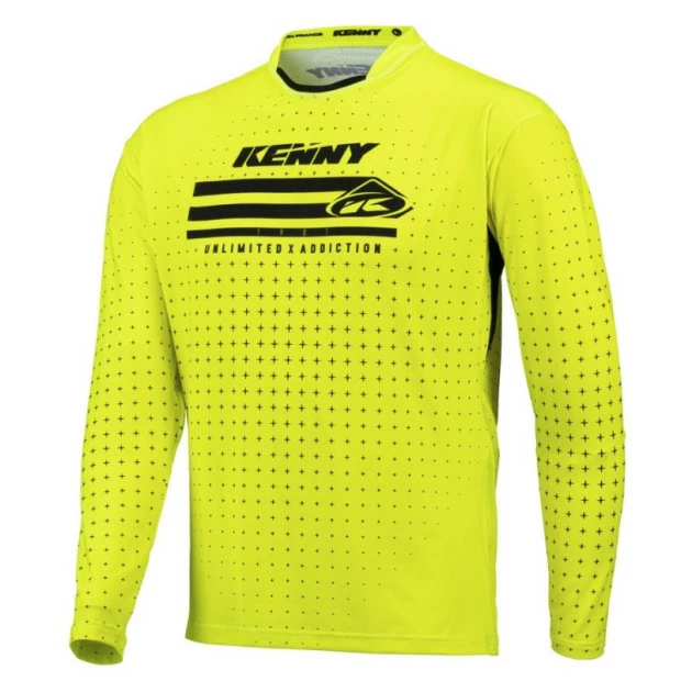 Maillot Kenny Evo Pro Jaune Fluo Maillot Kenny Evo Pro Jaune Fluo -Vélo Soldes maillot kenny evo pro jaune fluo