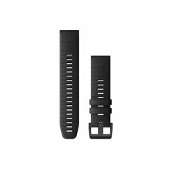 Bracelet Garmin QuickFit Pour Fenix 6 - Silicone Noir