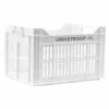 Caisse De Transport Plastique Recyclé Urban Proof Avant/Arrière - 30 L - Blanc