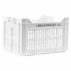 Caisse De Transport Plastique Recyclé Urban Proof Avant/Arrière - 30 L - Blanc