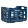 Caisse De Transport Plastique Recyclé Urban Proof Avant/Arrière - 30 L - Bleu Marine
