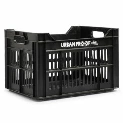 Caisse De Transport Plastique Recyclé Urban Proof Avant/Arrière - 30 L - Noir