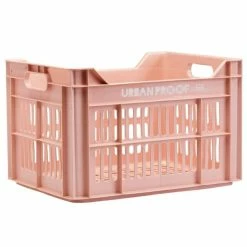 Caisse De Transport Plastique Recyclé Urban Proof Avant/Arrière - 30 L - Rose Pastel