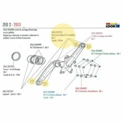 Ecrous Trilob Pour Manivelle Look ZED 2 + Rondelles