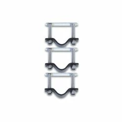 Fixation En Acier Panier Basil En Rotin 3 Pièces Inox