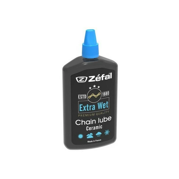 Lubrifiant Chaîne Zefal Extra Wet 125ml Lubrifiant Chaîne Zefal Extra Wet 125ml -Vélo Soldes lubrifiant chaine zefal extra wet 125ml