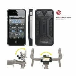 Support Téléphone Apple IPhone 4 & 4S Topeak Ride Case 2 (Noir)